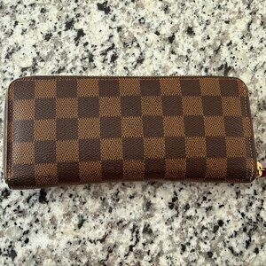 Authentic Louis Vuitton Clemence Zipper Wallet